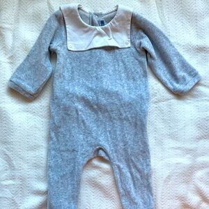 Jacadi Gray Baby One Piece